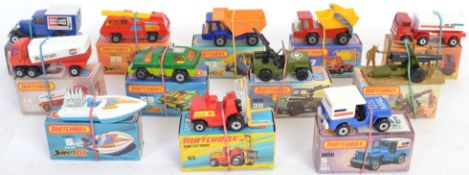 MATCHBOX; A good collection of 12x original Matchbox boxed diecast model cars, from various ranges.