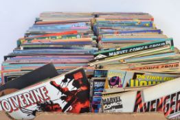 COMIC BOOKS: A collection of 300+ assorted vintage 1980's and 1990's Marvel Comics comic books - to