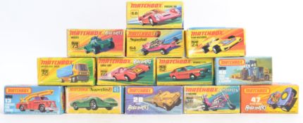MATCHBOX: A collection of 13x Matchbox Superfast / Rollamatics (and other) boxed diecast models -