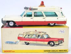 DINKY TOYS: An original vintage Dinky Toys 267 Superior Cadillac Ambulance, within the original box,