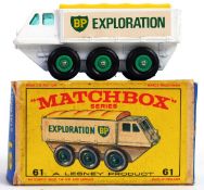 MATCHBOX LESNEY: An original vintage diecast model Matchbox Series Lesney No.61 Alvis Stalwart.