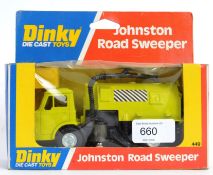 DINKY: An original vintage Dinky Toys 449 Johnston Road Sweeper diecast model, model appearing mint,