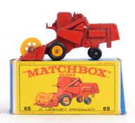 MATCHBOX LESNEY: An original vintage Matchbox Lesney diecast model 65 Claas Combine Harvester.