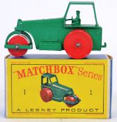 MATCHBOX LESNEY: An original vintage Matchbox Lesney diecast model 1 Diesel Road Roller.