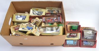 DIECAST: A box of 30+ Lledo Days Gone and Matchbox Models Of Yesteryear diecast model cars,
