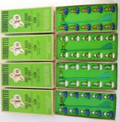 SUBBUTEO: A collection of 4x Subbuteo football teams - each 100% complete and within the original