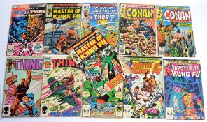 COMIC BOOKS: A collection of 11x assorted vintage 1970's & 1980's Marvel comic books,