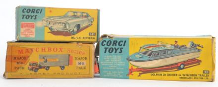 DIECAST: A collection of 3x boxed vintage diecast models - each AF - to include Matchbox Major Pack