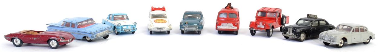 CORGI & DINKY: A good selection of 8x assorted vintage Corgi & Dinky diecast models to include;
