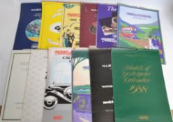 MATCHBOX MODELS OF YESTERYEAR CALENDARS;