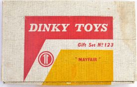 RARE DINKY MAYFAIR 123 GIFT SET: An original vintage Dinky No.123 Mayfair Gift Set - containing No.