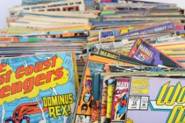 COMIC BOOKS: A collection of 300+ assorted vintage 1980's and 1990's Marvel Comics comic books - to