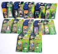 STAR WARS: A collection of 12x Star Wars Kenner Power Of The Jedi carded Star Wars action figures.