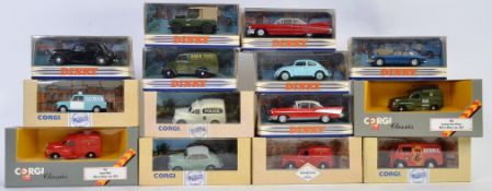 DINKY & CORGI: A collection of 14x Dinky & Corgi boxed diecast models (7x Dinky,