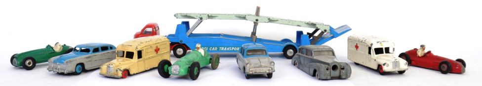 CORGI & DINKY: A collection of 9x vintage loose Corgi / Dinky diecast models to include;