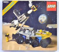 LEGO SPACE; An original 1980's Lego Land SPACE boxed set 6950 Mobile Rocket Transport.