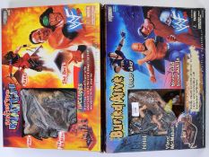 WWF WRESTING: Two 1990's WWF Wresting action figure playsets by Jakks Pacific - ' Buried Alive '