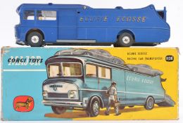 CORGI: An original vintage Corgi Major Toys 1126 Ecurie Ecosse diecast model transporter,