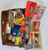 DIECAST; A good LARGE box of assorted boxed diecast models to include Corgi, Matchbox, Lledo,