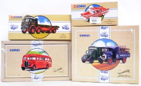 CORGI CLASSICS: A collection of 4x Corgi Classics diecast model hauliers; 97940 Eddie Stobart,