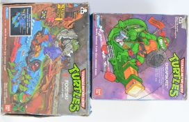 TEENAGE MUTANT NINJA TURTLES: Two original UK issue Teenage Mutant Hero Turtles playset vehicles -
