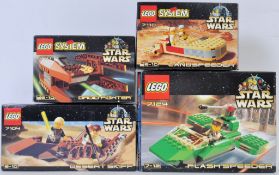 STAR WARS LEGO; A collection of 4x Star Wars Lego boxed sets  - 7111, 7110, 7104 & 7124.