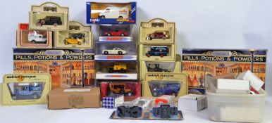 DIECAST: A good collection of assorted boxed diecast models to include 2x Matchbox Pills & Potions