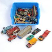 DIECAST: A collection of assorted vintage loose (mostly) Corgi diecast models, but also some others,