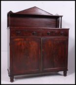 A 19th century Regency flame mahogany Ch