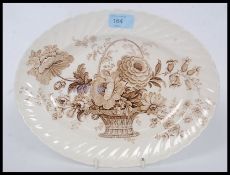 A Clarice Cliff transfer printed plate i