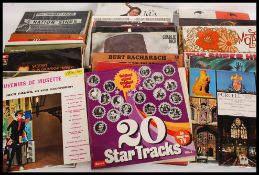 A large collection of vinyl long play re