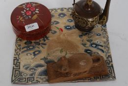 A Turkish / Arabic teapot together with