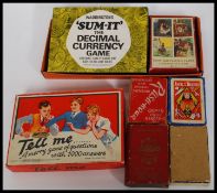 A collection of playing cards to include