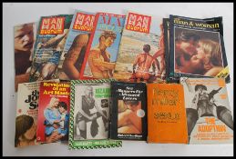 A collection of vintage pornographic mag
