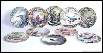 A complete run of RSPB collectors plates celebrating 100years of the RSPB,