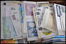 A box of first day covers and commemorative covers - loose ( several hundred ) all varying subjects