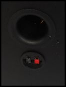 A pair of old skool Made in Denmark JAMO D115 Stereo Speakers having Detachable Covers