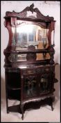 An Edwardian mahogany mirror back sideboard Chiffonier.