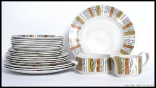 Midwinter - A retro part tableware service service by Midwinter in a retro pattern