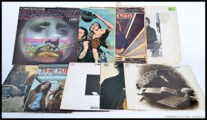 A collection of long play vinyl albums to include Bob Dylan -FreeWheelin,