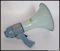 A retro 1970's Megaphone in two tone colours ( see illustrations ) by Transhailer Cambridge England