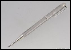 A Yard - O - Lead hallmarked silver propelling pencil