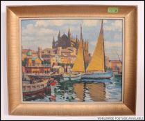 Bernard Ninnes (1899-1971) England. Original oil painting entitled Palma De Mallorca.