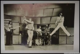 The Who - A large cardboard music shop advertising sign for The Who,