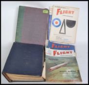 A collection of vintage 1950's & 1960's Flight Magazine.
