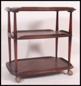 A retro 1970's Ercol 3 tier butlers serving trolley.