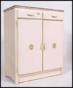 A 1950's painted retro side cabinet - kitchen dresser.
