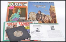 Rolling Stones / Ronnie Wood - Ronnie Wood ' 1234 ' Demo copy Long Play vinyl record along with an