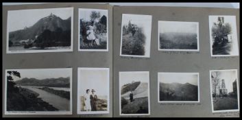 A 1920's photograph album of England and Germany.