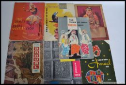 A collection of seven '  The Times Of India '  Annuals dating from the 1950's